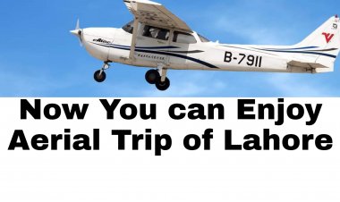 Flight Trip Over Lahore on Small Aircraft