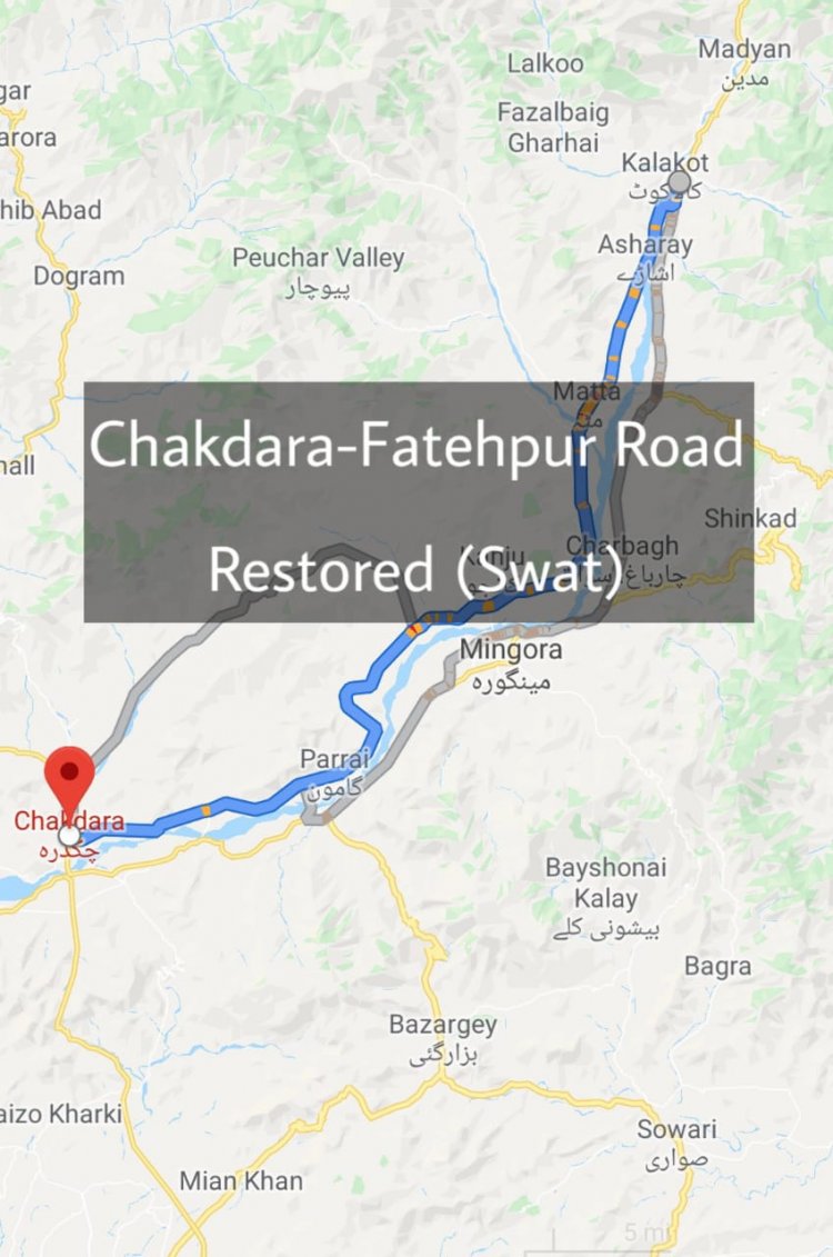 82KM Chakdarah-Fatehpur Road (Swat) Restored