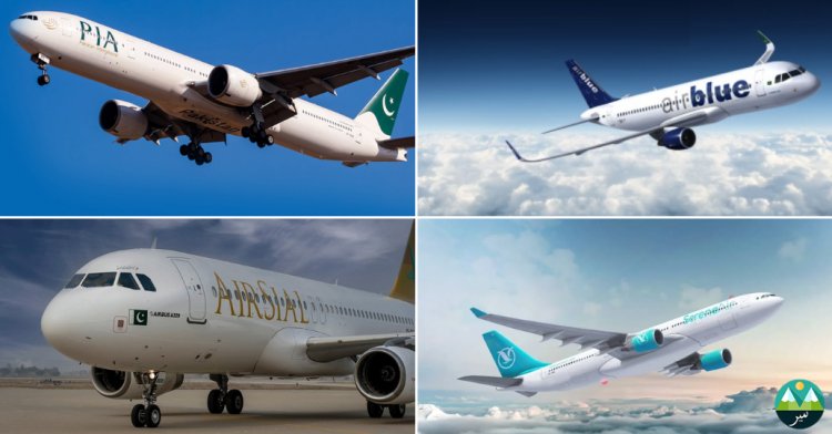 Comparison of different Pakistani Airlines