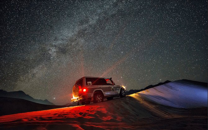 A starry Night at Khatpana Desert