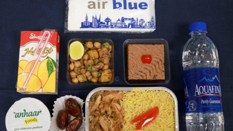 Airblue in-flight Food